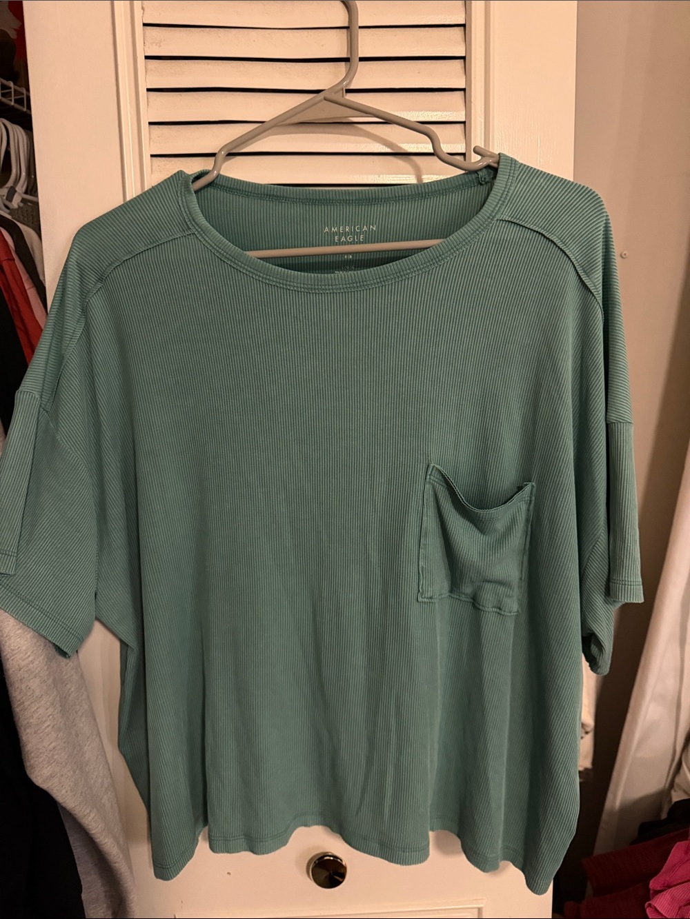 American Eagle Outfitters Women’s Pocket Tee in Seafoam